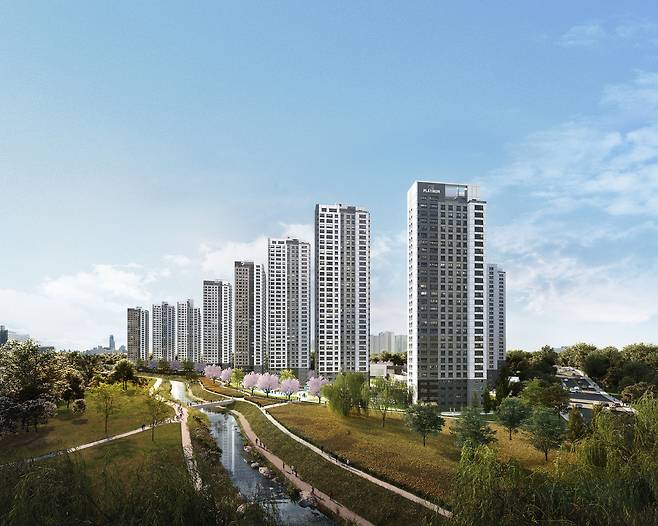 쌍용 더 플래티넘 프리미어 투시도.© 뉴스1