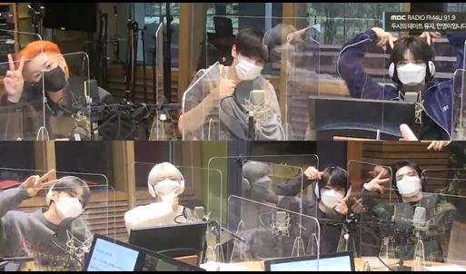빅톤 멤버들이 청취자들과 소통했다. MBC 보이는 라디오 캡쳐