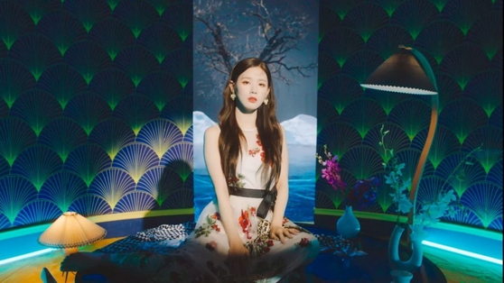A captured image from the music video of girl group (G)I-DLE's new track ″Hwaa,″ which was criticized by Korean fans for its usage of Japanese and Chinese images in its traditional theme for the song, instead of sticking to something strictly Korean. [CUBE ENTERTAINMENT]