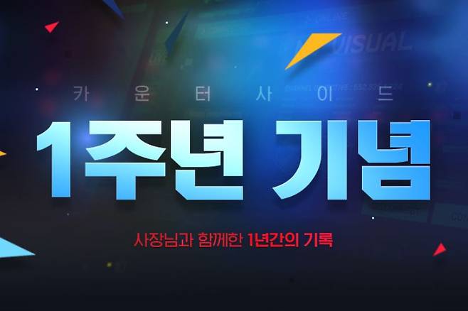 넥슨이 어반 판타지 RPG ‘카운터사이드(CounterSide)’의 서비스 1주년을 맞이해 인포그래픽을 26일 공개했다. /사진제공=넥슨