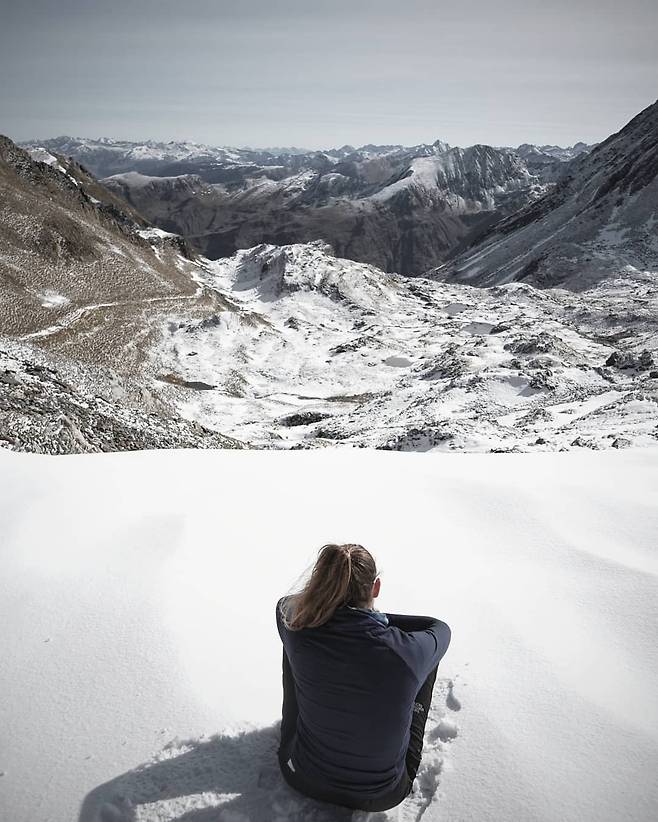 아라곤 주 우에스카의 겨울