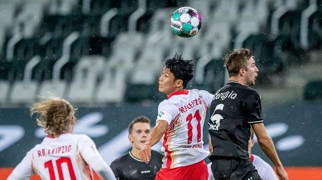 [서울=뉴시스] 황희찬(24)이 교체로 투입됐지만, 공격포인트엔 실패했다. (사진=라이프치히 홈페이지)