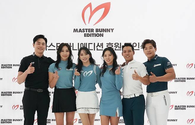 이정환(왼쪽부터), 김민선, 정지유, 윤채영, 문도엽, 서요섭. [㈜크리스에프앤씨 제공. 재판매 및 DB 금지]