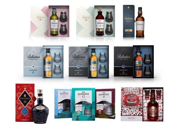 페르노리카 코리아가 설을 맞아 출시한 위스키 선물세트./페르노리카 코리아 제공