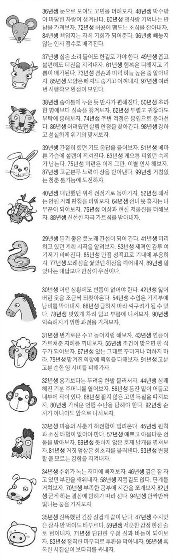 오늘의 운세 / 사진=매일경제