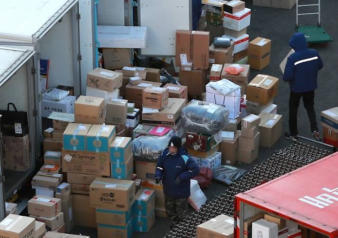 택배노조가 오는 29일부터 무기한 총파업에 돌입한다./사진=뉴스1