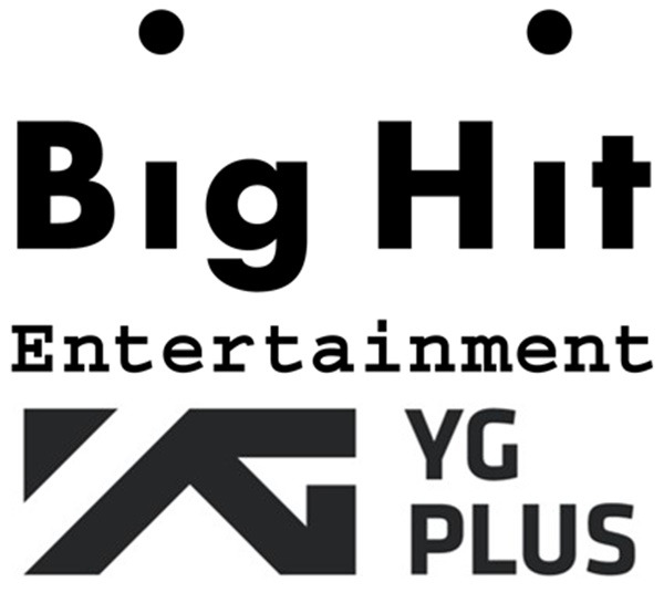 빅히트 YG PLUS / 사진=각 소속사 로고