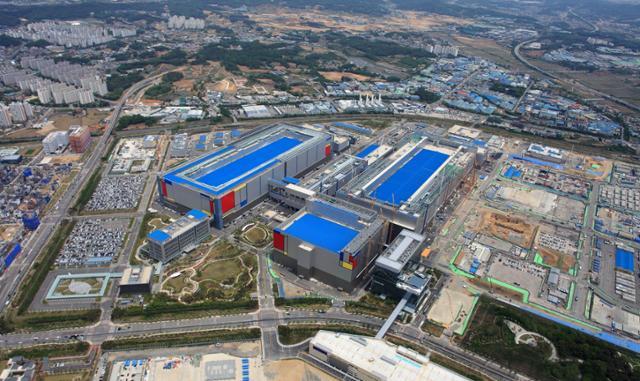 삼성전자의 평택 2라인 반도체 공장. 세계 최대 규모다. 사진=연합뉴스