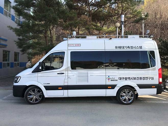 유해대기 측정차량. 대구시 제공