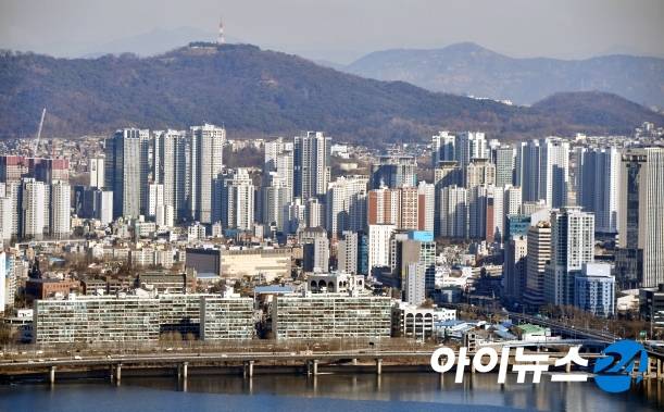 서울 도심 아파트 단지 전경. [사진=정소희 기자]