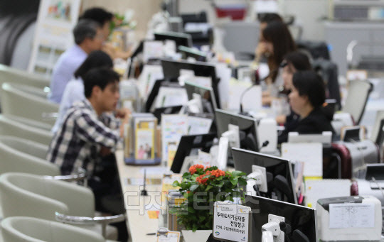 시중은행의 대출 창구 전경 (연합뉴스 제공)