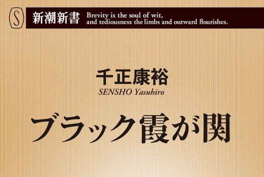 타성에 젖은 일본 공직 사회를 비판한 센쇼 야스히로(千正康裕·46) 씨의 저서 '블랙 가스미가세키'(霞が關) [아마존 킨들 열람 화면 캡처, 재판매 및 DB 금지]