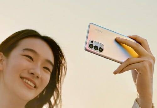 오포의 리노(Reno) 5 프로 스마트폰 (사진=오포)