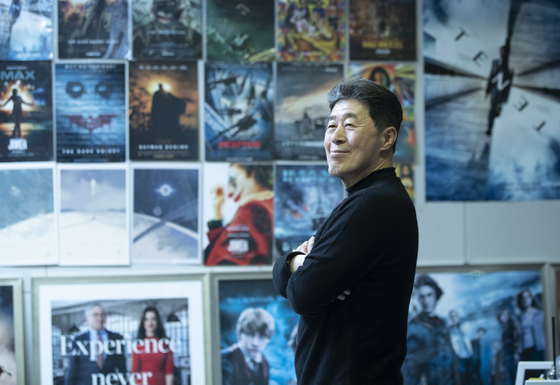 Park Hyo-sung, former general manager of Warner Bros Korea, poses at film marketing company ROSC in Jung District, central Seoul. [KWON HYUK-JAE]