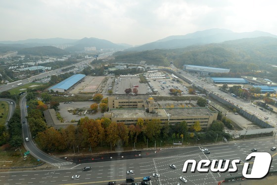 서울 서초구 양재동 옛 화물터미널 부지 모습.(뉴스1 자료사진)© News1 정회성 기자