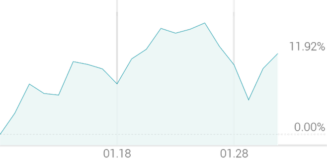 1개월 등락률 +10.94%