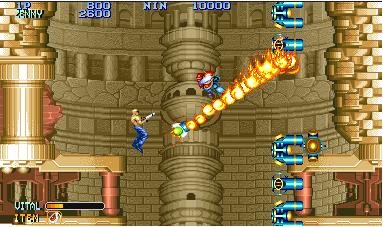 (어떤 적이든 화염방사기를 360도 돌려서 없애버릴 수 있다!)