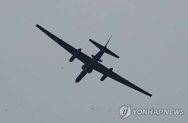 임무 마치고 착륙하는 U-2S [연합뉴스 자료사진]