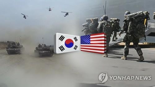 한미 연합훈련(CG) [연합뉴스TV 제공]