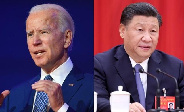조 바이든 미국 대통령과 시진핑 중국 국가주석. 워싱턴=AFP 연합뉴스, 베이징=AP 뉴시스