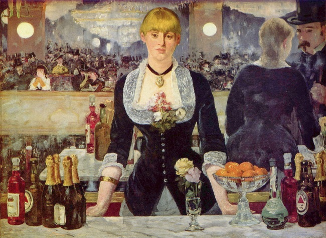 `폴리 베르제르의 술집`(1881). /사진=코톨드 미술관 소장