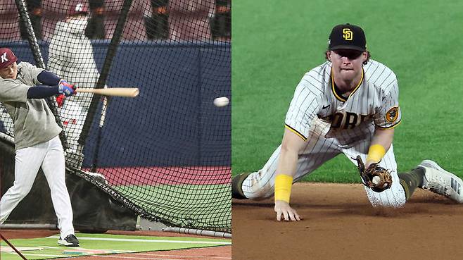 지난해 NL 신인왕 투표 2위 크로넨워스(오른쪽)가 지키고 있는 샌디에이고 2루, 김하성은 그 자리에 들어가야 한다. (사진=연합뉴스, 게티이미지코리아)