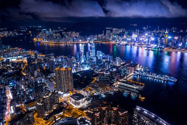 야경이 아름답기로 유명한 홍콩의 밤 풍경. [GettyImage]
