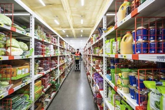 신선식품 물류센터의 모습. [중앙포토]