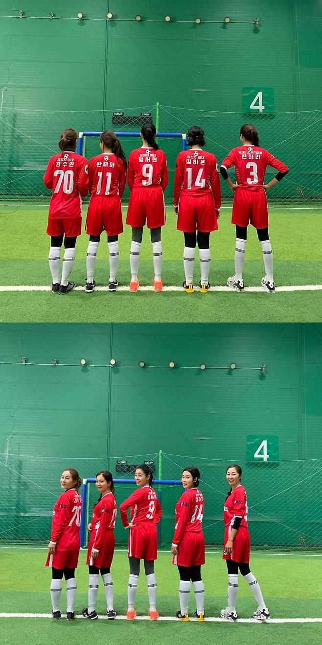 ▲ 골 때리는 여자들 출연진. 출처ㅣ 전미라 인스타그램