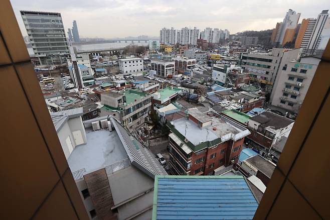 국토교통부와 서울시가 공공재개발 시범사업 후보지로 선정한 서울 동작구 흑석2구역 [연합뉴스]