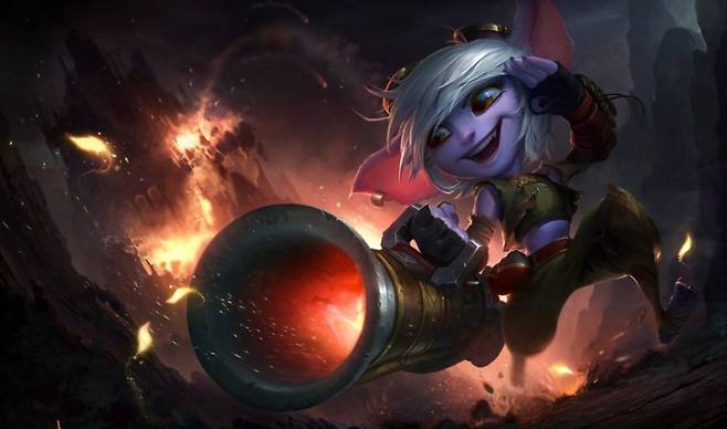 트리스타나(사진=LoL 공식 홈페이지 발췌).