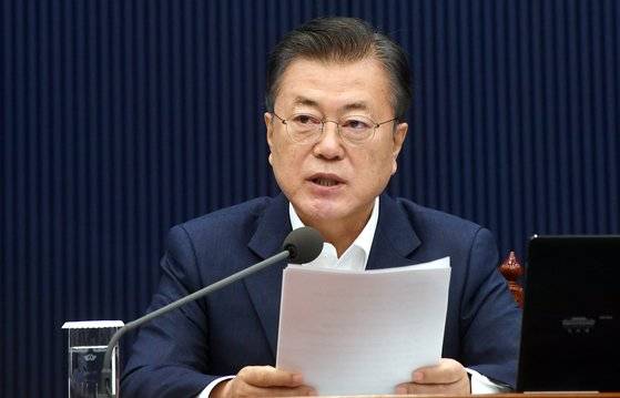 16일 문재인 대통령. 청와대 사진기자단