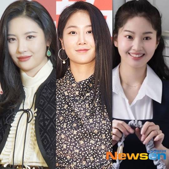 왼쪽부터 선미, 소유, 류이서