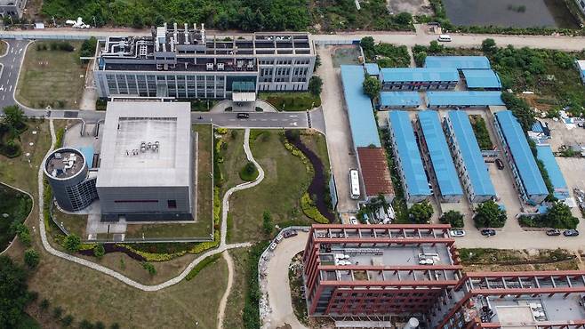 중국 후베이성 우한에 있는 우한 바이러스 연구소. AFP=연합뉴스