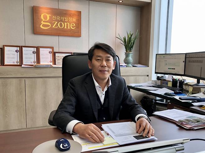신태수 지존 대표는 지난 16일 헤럴드경제와의 인터뷰에서 올해 토지보상금이 풀리면 수도권 유망지역을 중심으로 투자가 이뤄질 것이라고 내다봤다. [사진=김은희 기자]