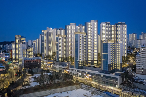 3월 서울에서 입주하는 대단지 아파트 마포 프레스티지 자이 전경. [사진제공 = GS건설]