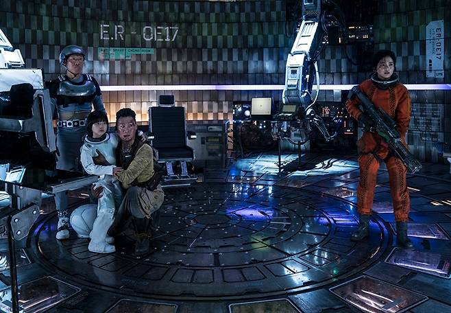 한국 최초 우주 SF 영화 '승리호' 스틸컷. 넷플릭스 제공