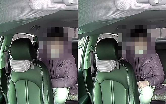 택시에서 돈을 내지 않고 내린 승객./사진=온라인 커뮤니티