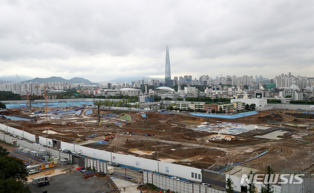 서울 한 재건축 공사현장