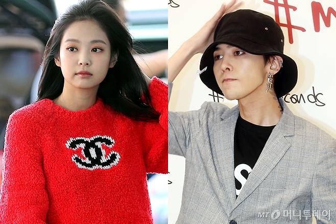 그룹 블랙핑크 제니(왼쪽), 빅뱅 지드래곤 /사진=머니투데이 DB