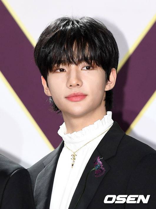 [OSEN=이대선 기자] 27일 오후 경기도 고양시 킨텍스에서 ‘2019 KBS 가요대축제’ 포토월 행사가 열렸다.그룹 스트레이키즈 현진이 포토타임을 갖고 있다. /sunday@osen.co.kr