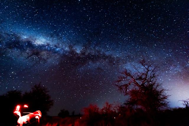 칠레 아타카마 사막에서 본 은하수. ©게티이미지뱅크