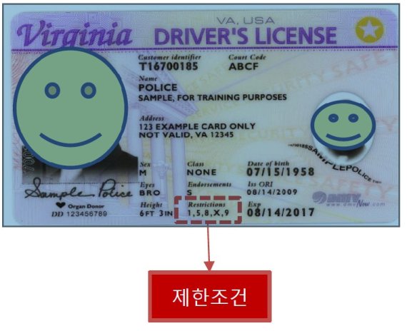 미국 고령 운전자 면허증. 삼성교통안전문화연구소 제공