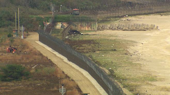 헤엄 귀순 사건이 발생한 22사단의 해안 철책