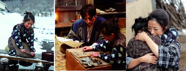 여덟살 소녀 ‘오싱’을 통해 일본 근대사를 다룬 영화 ‘오싱’의 스틸컷. [(주)팝엔터테인먼트 제공]
