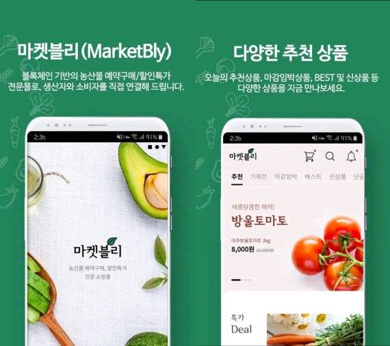 블록체인 기반 농식품 직거래 플랫폼 마켓블리를 운영하는 블로서리가 글로벌 크립토펀드 GBIC로부터 17억원 규모의 투자를 유치했다고 2일 밝혔다./ 사진=마켓블리