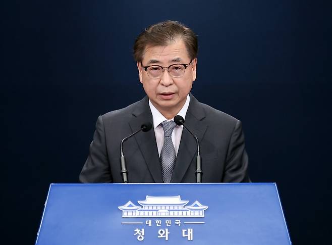 Cheong Wa Dae's National Security Office chief Suh Hoon (Yonhap)
