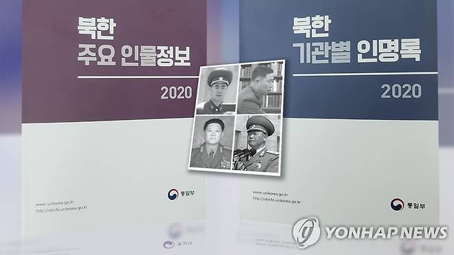 북한 인물정보와 인명록 [연합뉴스TV 제공]