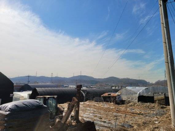 여섯번째 3기신도시 '광명시흥'에 포함된 경기도 광명 노온사동 일대 농지. 사진=박지영 기자