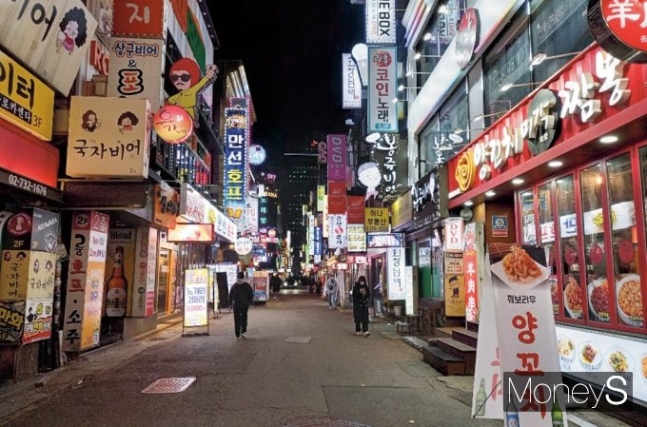 서울 종각 젊음의 거리가 한산한 모습./사진=머니S